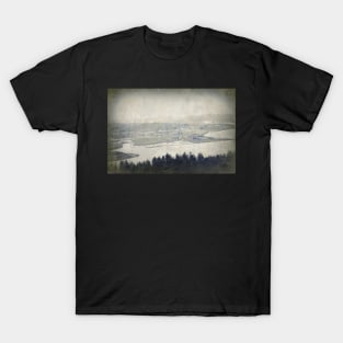 view from the Astoria Column Youngs Bay T-Shirt